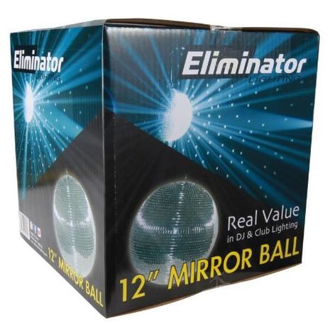 Eliminator Lighting EM12-ELL 12 Inch Mirror Ball