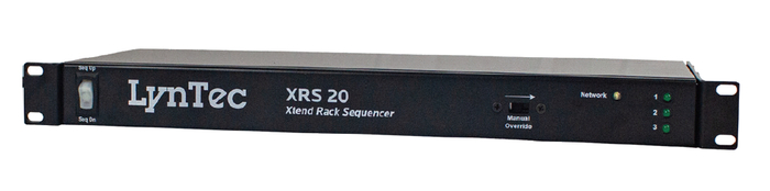 LynTec XRS 20 Rack Sequencer Rack Mount Sequencer With 3 Duplex Outlets, 20A Max