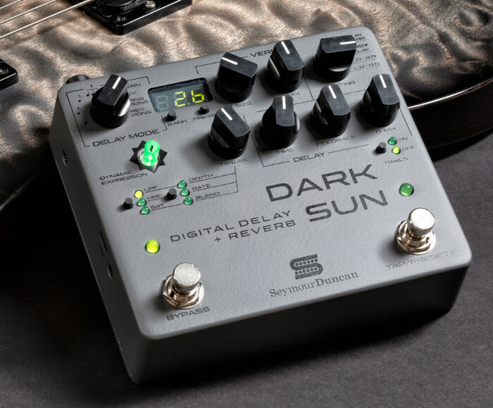 Seymour Duncan Dark Sun Mark Holcomb Signature Delay Plus Reverb Pedal With Saturation, Tap And On The Fly Routing