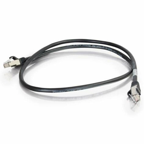 Cables To Go 28690 3 Ft Shielded Cat5E Molded Patch Cable In Black