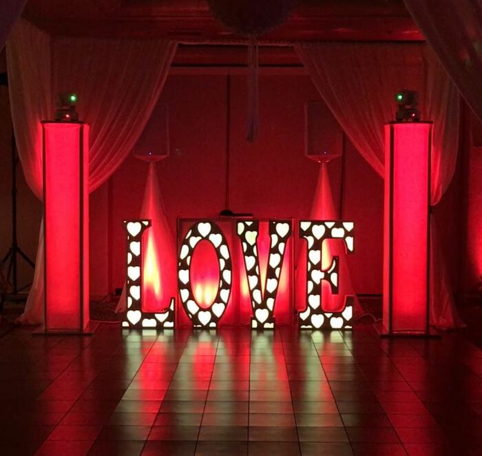 Eliminator Lighting Decor Love 45 Tall White Letters Eliminator Lighting Decor Love 45 Tall