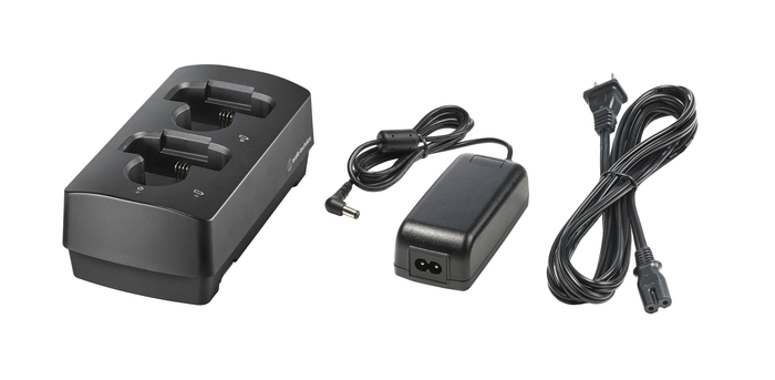 Audio-Technica ATW-CHG3AD 2-Bay 3000 Series Transmitter Charger With AC Adapter