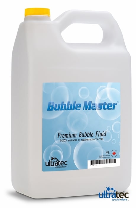 Ultratec Bubble Master Fluid Case Of 4- 4L Container Of Bubble Master Bubble Fluid