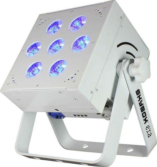 Blizzard SkyBox EXA 7x15W RGBAW+UV LED Par  With Battery And AnyFi, White