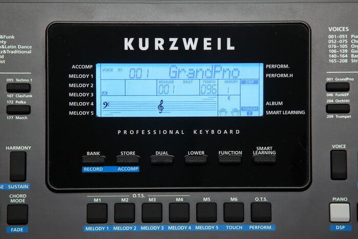 Kurzweil KP150 61-Key, Full Size Velocity-sensitive, Synth-action Portable Arranger
