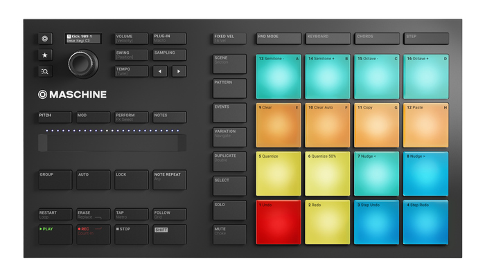 Native Instruments MASCHINE-MIKRO-MK3 Hardware / Software, Groove Box, Musical Sketch Pad