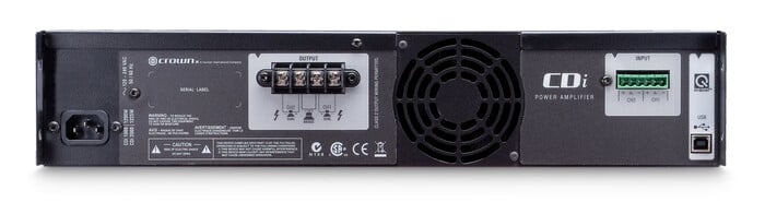 Crown CDi 2000 2-Channel Power Amplifier, 800W At 4 Ohms, 70/140V