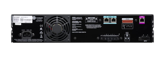 Crown CDi DriveCore 2|600BL 2-Channel Power Amplifier, 600W At 4 Ohms, 70V, Blu-Link
