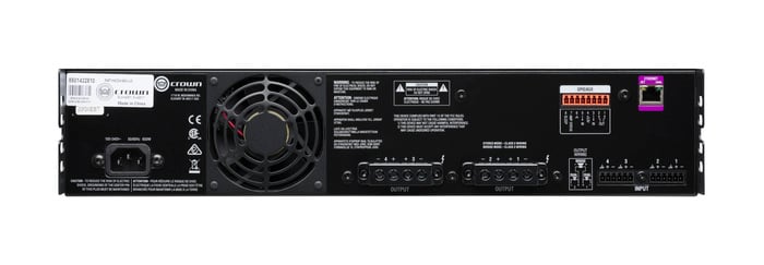 Crown CDI DriveCore 4|600 4-Channel Power Amplifier, 600W At 4 Ohms, 70V