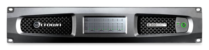 Crown DCi 8|300 8-Channel Power Amplifier, 300W At 4 Ohms, 70V