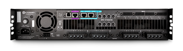 Crown DCi 8|300N 8-Channel Power Amplifier With DriveCore And BLU Link, 300W At 4 Ohms, 70V/100V