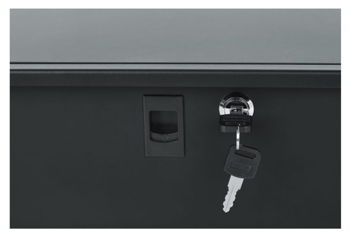 Gator GRW-DRWWRLSS 2RU, 14.2" Deep Lockable Rack Drawer With 4x Wireless Mic System Insert