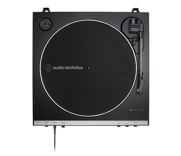 Audio-Technica AT-LP60XHP-GM Fully Automatic Belt-drive Turntable With Headphone Output, Headphones Included