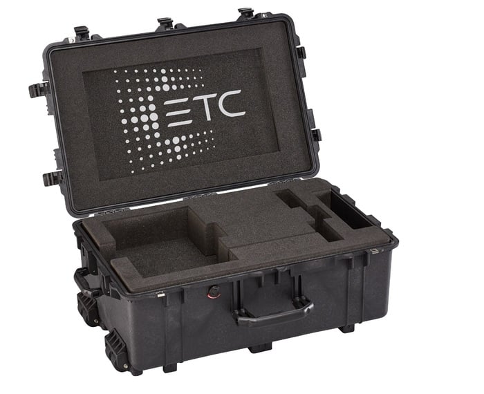 ETC Ion XE Flight Case Clamshell Case With Custom Cut Foam For Ion XE Or EOS Programming Wing