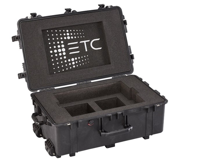 ETC Ion XE Flight Case Clamshell Case With Custom Cut Foam For Ion XE Or EOS Programming Wing