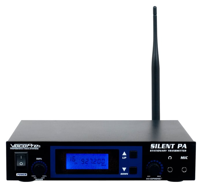 VocoPro SILENTPA-ST 16-Channel UHF Wireless Audio Broadcast System Stationary