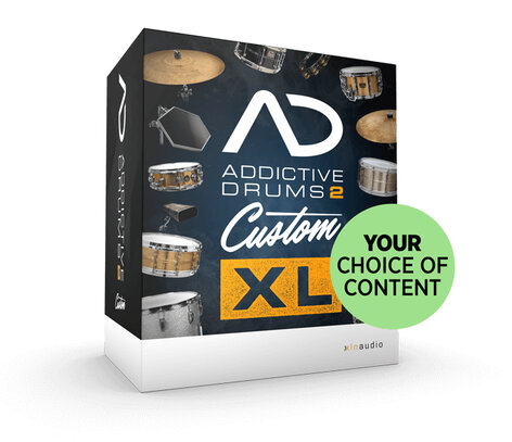 XLN Audio Addictive Drums 2: CustXL Addictive Drums 2: Custom XL [download]
