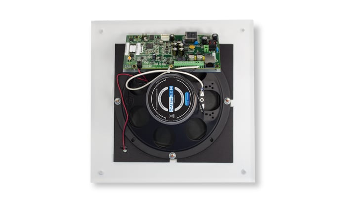 Atlas IED IP-8SM 8" In-Wall / In-Ceiling PoE+ IP Loudspeaker With Talkback Microphone