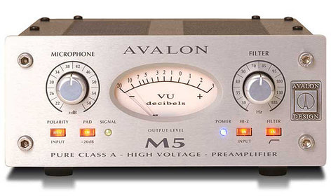 Avalon M5 Mono Microphone Preamplifier, Class A