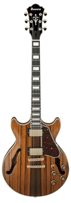 Ibanez AM93ME Hollow Body Electric Guitar With Macassar Ebony Body And Ebony Fingerboard