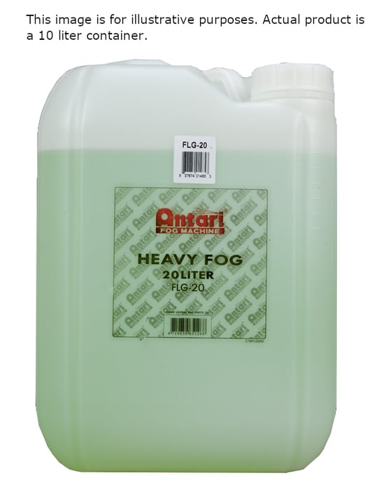 Antari FLG-10 10L Container Of Water-Based Heavy Fog Fluid
