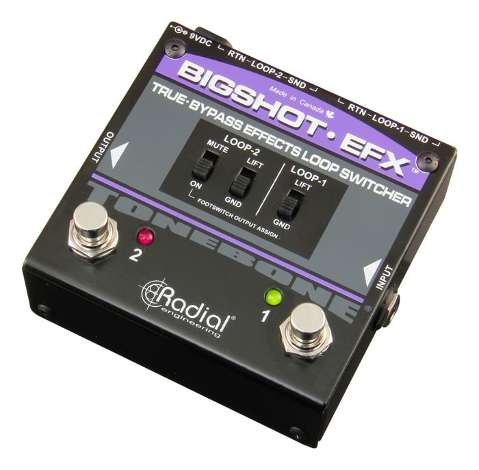 Radial Engineering Bigshot EFX TRUe Bypass Effects Loop Switcher Pedal