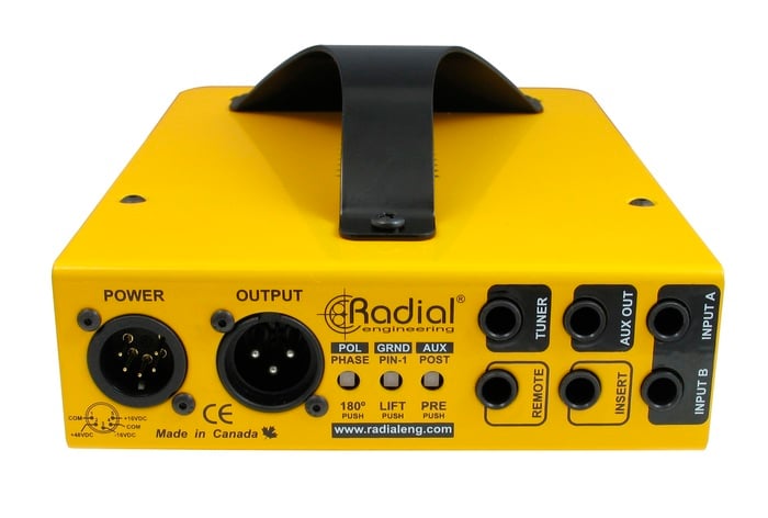 Radial Engineering Firefly Tube DI, 2 Inputs, Class-A,12Ax7 Tube Drive, Transformer Isolated Output