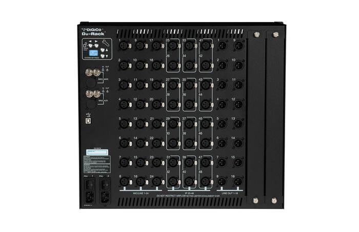 DiGiCo D2 Rack AN-M 48 Analog Inputs X 16 Analog Outputs, MADI, BNC
