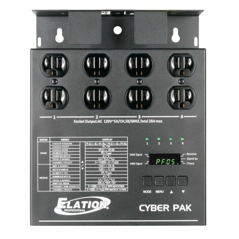 Elation Cyber Pack 4-Channel Dimmer Or Relay Pack