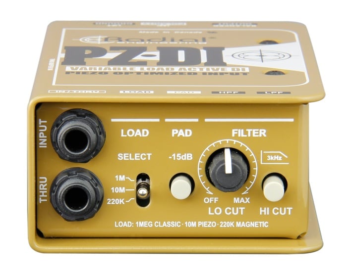 Radial Engineering PZ-DI Variable Load Active DI With Piezo Optimized Input