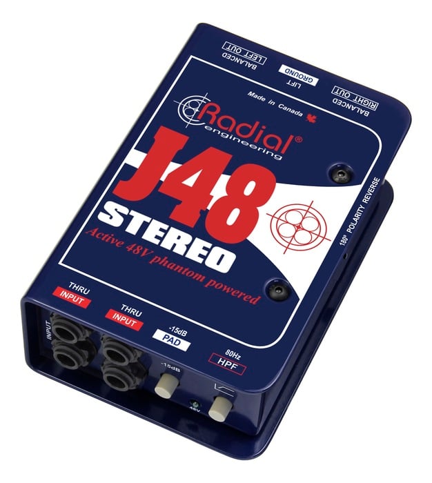 Radial Engineering J48 Stereo 2-Channel Active Direct Box