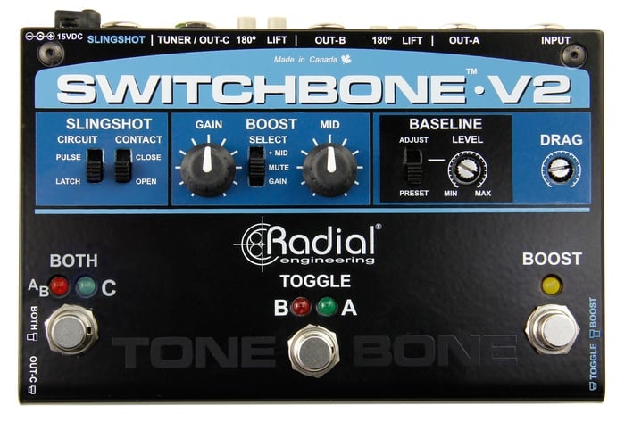 Radial Engineering Switchbone ABY/C Guitar Amp Selector And Booster