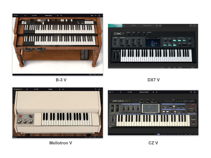 Arturia V Collection 7 Virtual Vintage Keys And Synth Bundle Version 7 [Virtual]