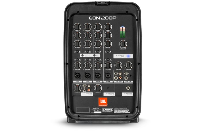 JBL EON208P Portable 8” 2-Way PA With 8-Channel Active Mixer And Bluetooth