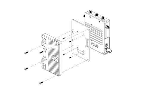 Teradek BIT-764 Single V Mount Battery Plate For BOLT Transmitter