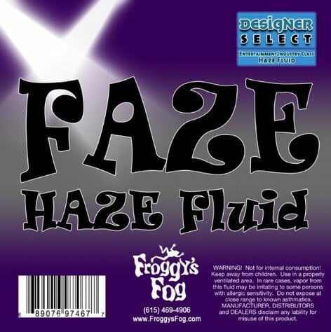 Froggy's Fog Faze Haze Professional Water-based Haze Fluid, 1 Gallon