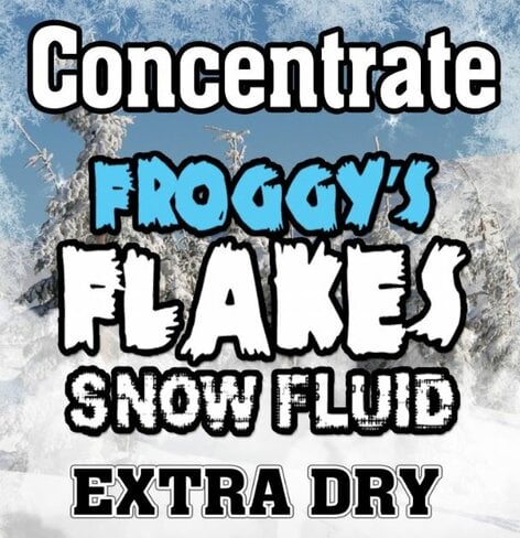 Froggy's Fog EXTRA DRY Snow Juice Concentrate Highly Evaporative Formula For <30ft Float Or Drop, 1 Gallon, Makes 16 Gallons