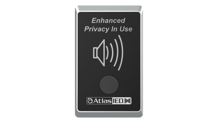 Atlas IED Z-SIGN Wireless Enhanced Speech Privacy Sign
