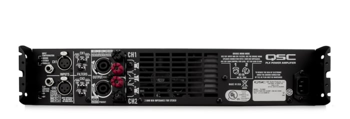 QSC PLX1802 2-Channel Power Amplifier, 575W At 4 Ohm, PowerLight