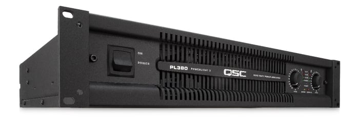 QSC PL380 2-Channel Power Amplifier, 2600W At 4 Ohms
