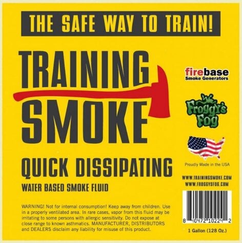 Froggy's Fog Training Smoke Q Quick Dissipating Water-based Smoke Fluid, 55 Gallons