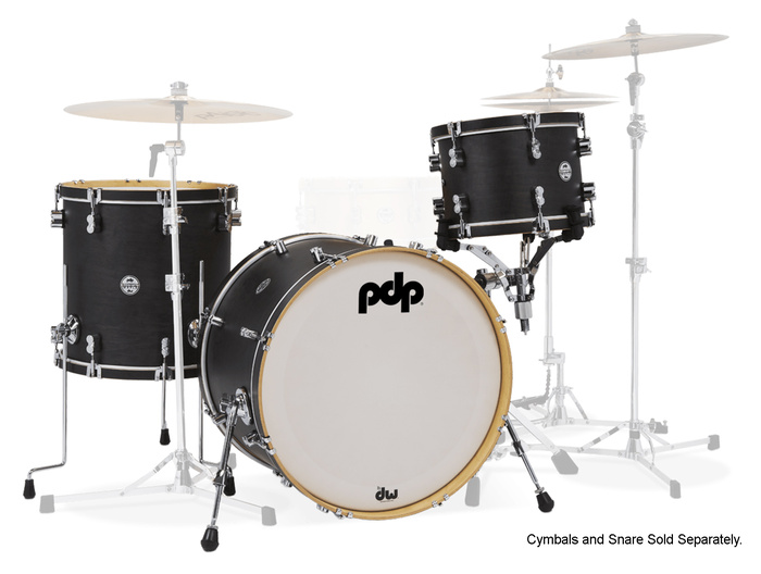 Pacific Drums Concept Maple Classic Series 3-piece Maple Shell Pack With 13" Tom, 16" Floor Tom, And 22" Bass Drum