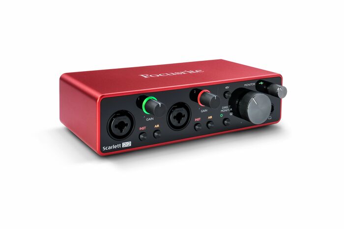 Focusrite Scarlett 2i2 Studio 3rd Gen Complete Recording Bundle With Scarlett 2i2 USB Audio Interface