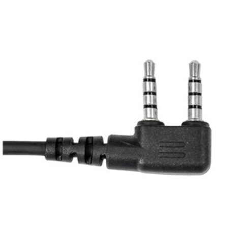 Pliant Technologies PHS-IELPTT-M Left-only, In-ear MicroCom Headset With PTT Button And Single Mini Connector
