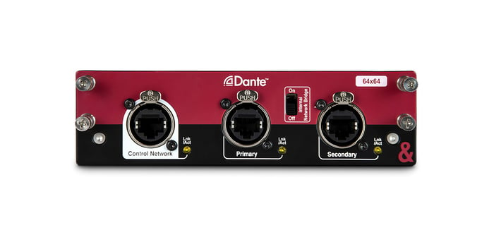 Allen & Heath Dante 64×64 64-Channel Network Card For DLive And Avantis Consoles