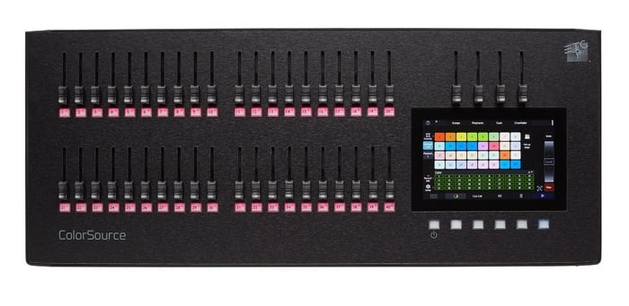 ETC ColorSource 40 DMX Lighting Console With 80 Channels And 40 Faders, Multi-Touch Display