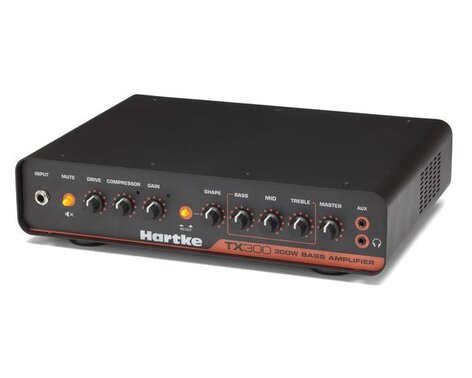 Hartke TX300 300W Class D Bass Amplifier Head With Compression, Distrotion And XLR DI Output