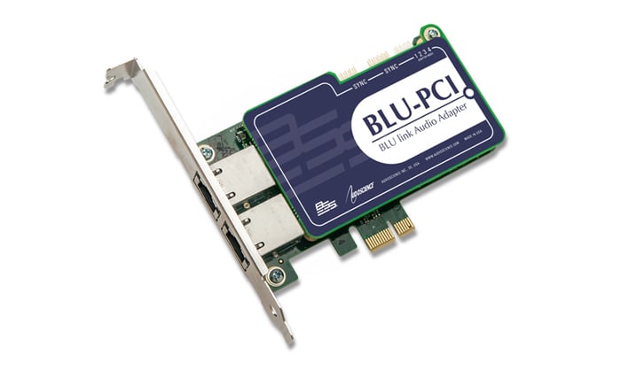 BSS BLU Link PCIE Card Half-Height PCI-Express Sound Card