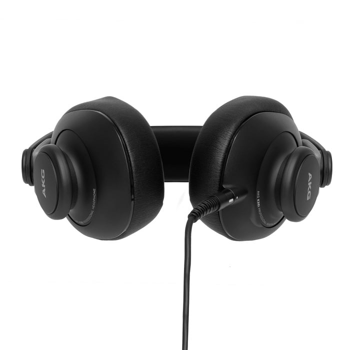 AKG K361 Over-ear, Closed-back Foldable Headphones With Swivel Earcups, Carrying Pouch And Detachable Cables