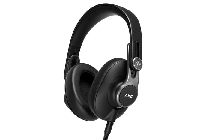 AKG K371 Over-ear, Closed-back Foldable Headphones With Swivel Earcups And Titanium Coated Drivers